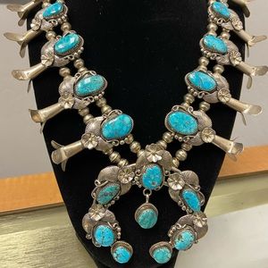 Sterling Silver Turquoise Necklace